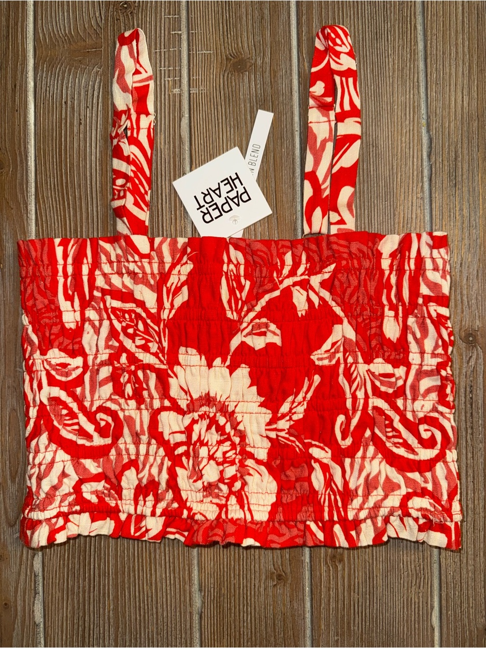 NWT Anthropologie Paper Heart Red Floral two piece Maxi set - Picture 3 of 13